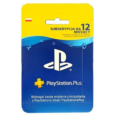Playstation Plus -  12 miesięcy subskrypcji